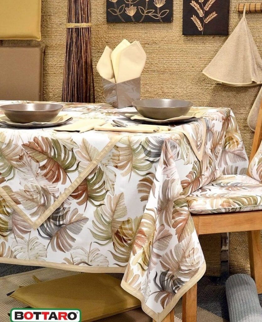 Tovaglia Raebel 130x170 Cm Con Stampa Farfalla, 100% Poliestere, Lavabile A 40° - 5